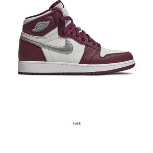 Nike Air Jordan 1 High Maroon and White